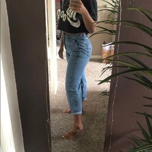 High rise mom jeans